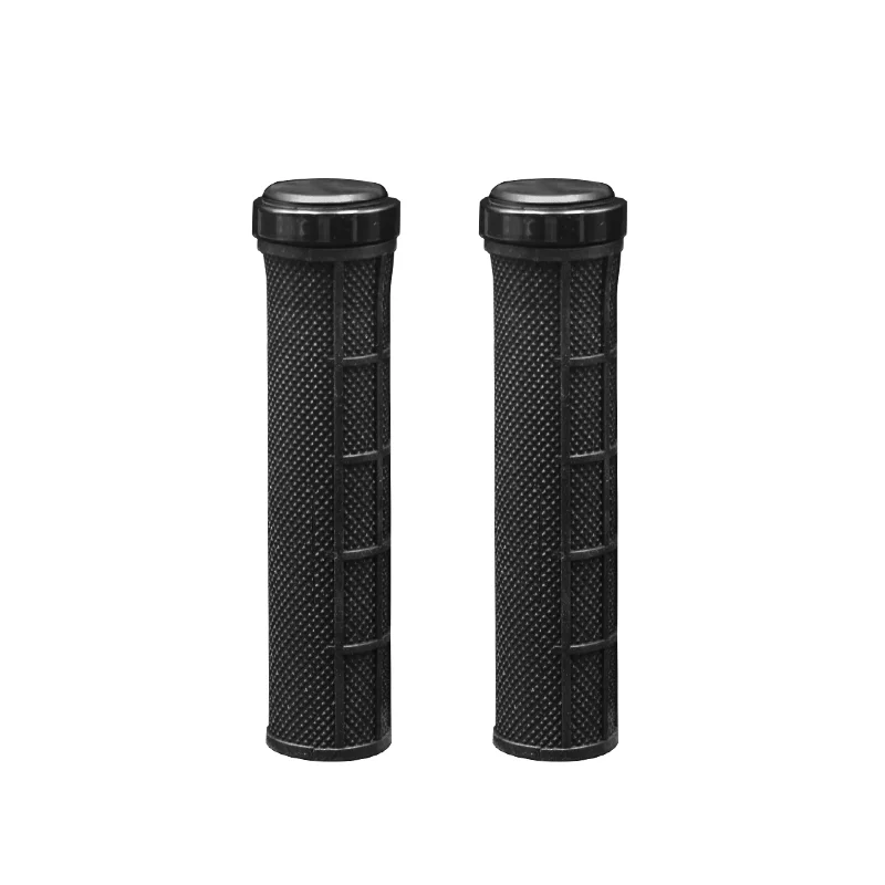 Mountain Bike Grips Single-Sided Locking Anti-Slip Shock-Proof Bicycle Handlebar Cover TPR Rubber Comfortable MTB Accessories