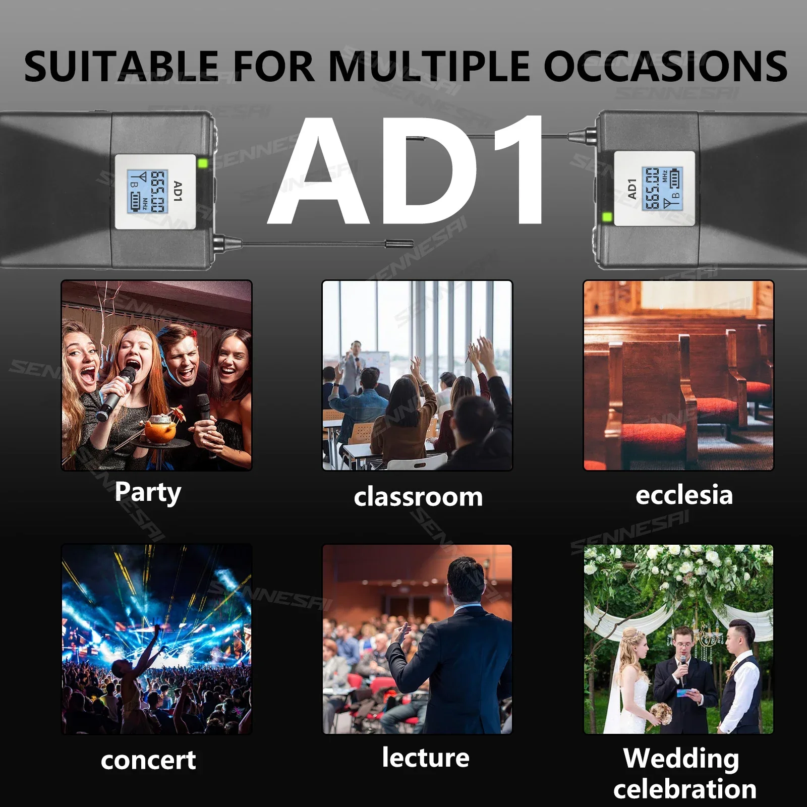 سماعة رأس ميكروفون احترافية - Image 2