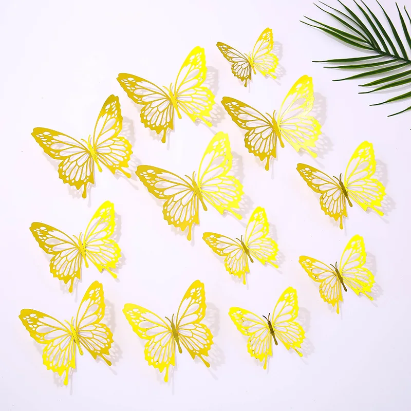 Butterfly Cake Toppers - Assorted Colors for Celebrations and DIY Decor