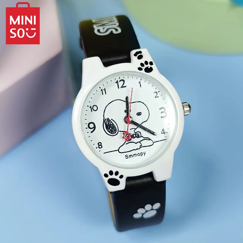 

Miniso Snoopy Children Cartoon Watch Kids Electronic Watch Boys Girls Quartz Watch Elementary School Watch Simple Ulzzang Watch