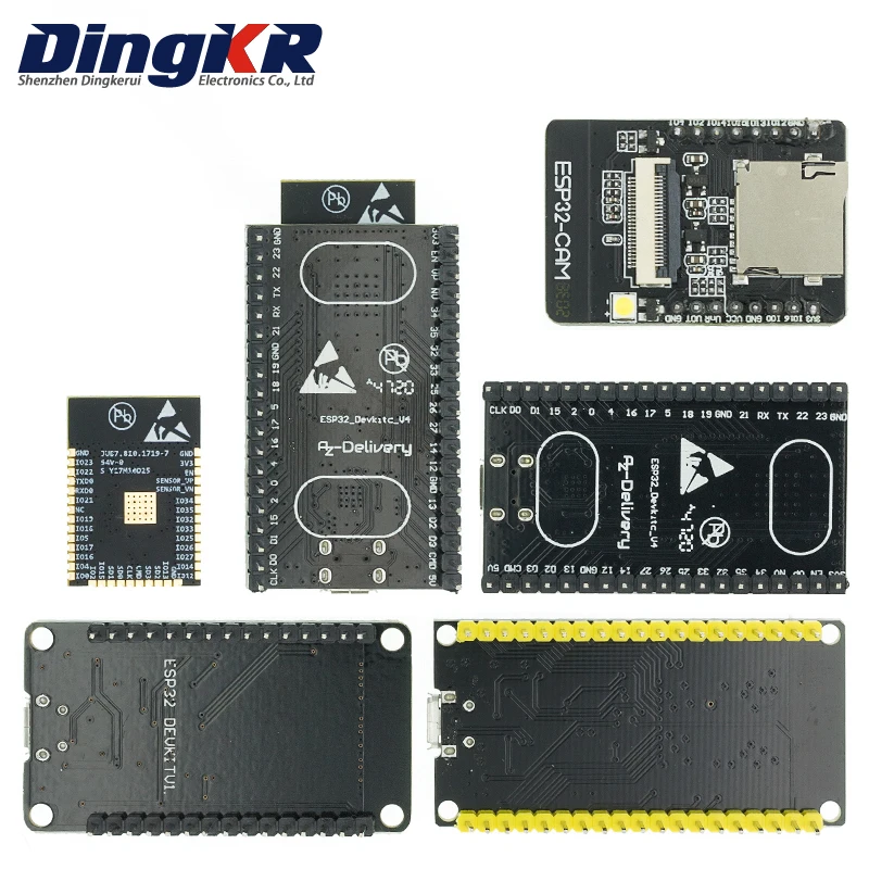Scheda Di Sviluppo Esp32 Wifi + Bluetooth Cpu Dual Core A Bassissimo Consumo Energetico Esp-32S Esp32-Cam Esp-Wroom-32D/U Ch9102X