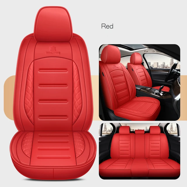 Auto Sitzbezüge Voll Set Universal Für Opel Corsa D Insignia Astra K J H  Zafira B Leder Auto Zubehör - AliExpress