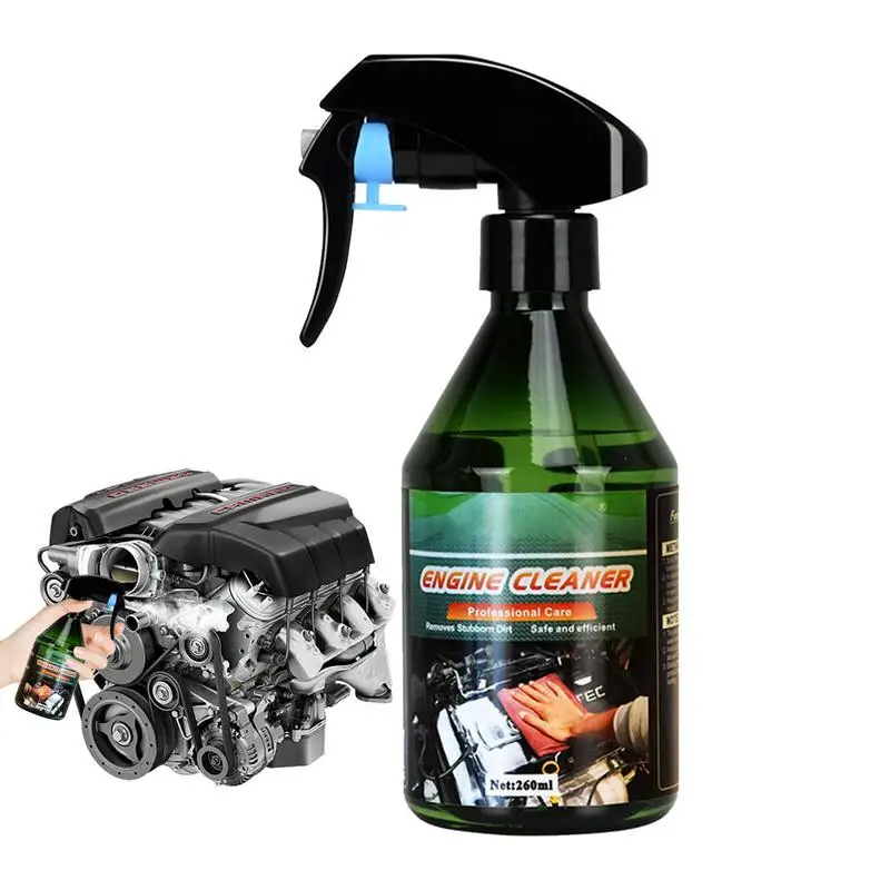 

Engine Cleaner Spray 260ml Vehicles Non Greasy Cleaner Spray Vehicles Cleaning Compound For Removing Dirt Rust Car Detailing