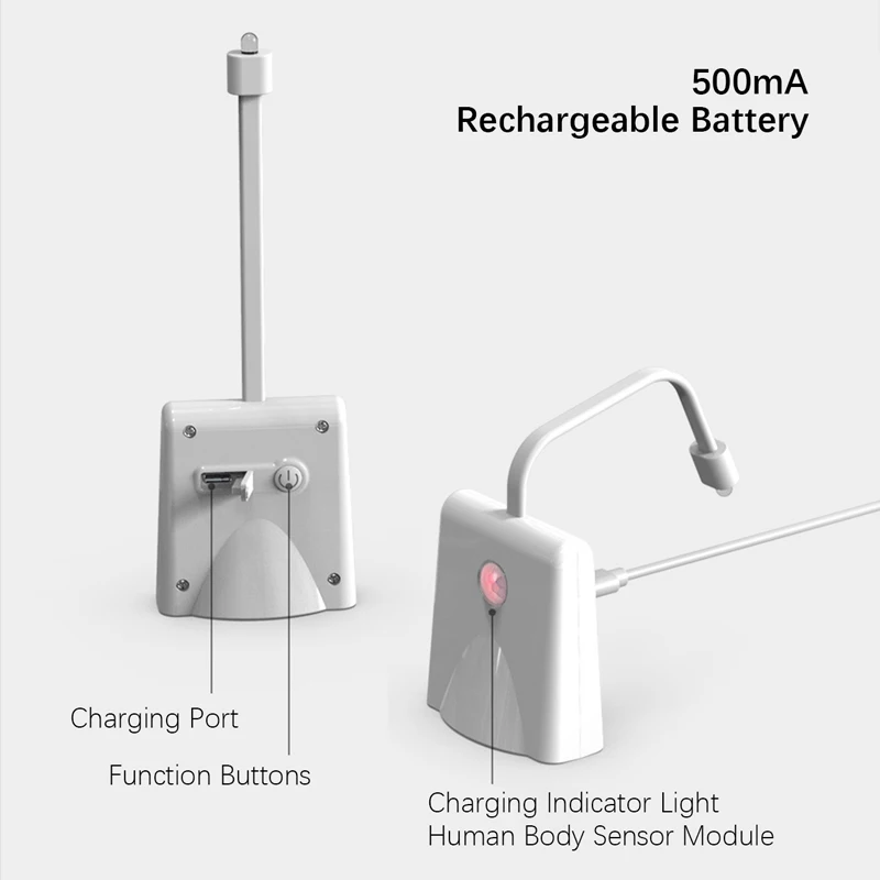 Toilet Night Lights,LED Projection Lamp,Motion Activated Light,10 Colors Waterproof Illuminate Nightlight for Bathroom Decor 3