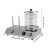 Hot Dog Steamer Bun Warmer 458W Stainless Steel Portable Commercial Hot Dog Machine with Bun Warmer for Breakfast Sausage Party 3
