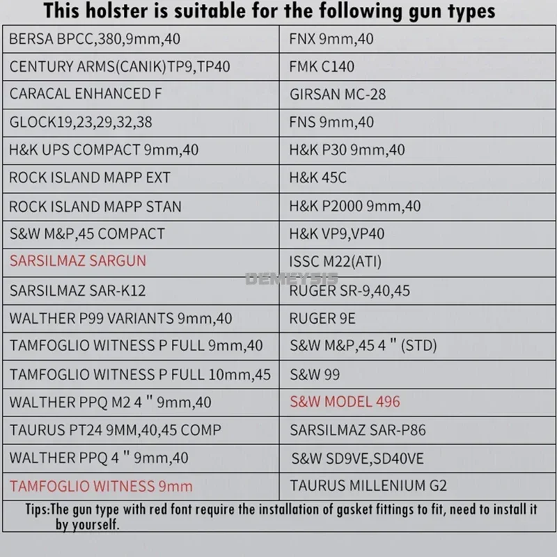 Enhanced Tactical Right Hand Gun Holster for Outdoor Hunting and Shooting
