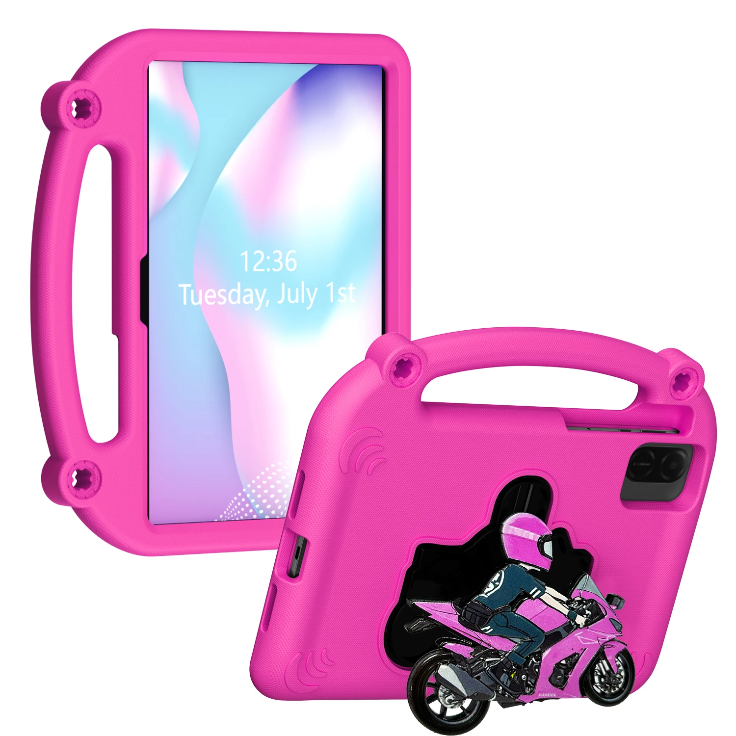 Children's Shockproof EVA Tablet Cover with Handle and Stand, 11.5-Inch