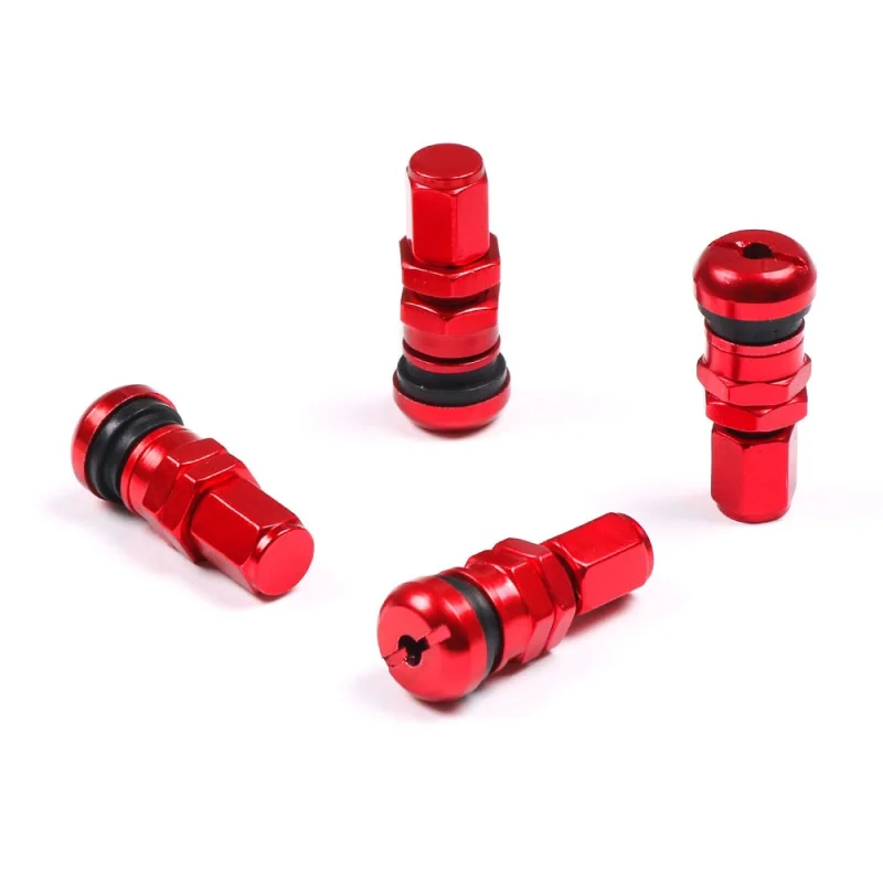 Car for Tire Retrofitting Valve Aluminum Personalized Wheel Tire Valve Stem Cover 4 Pack
