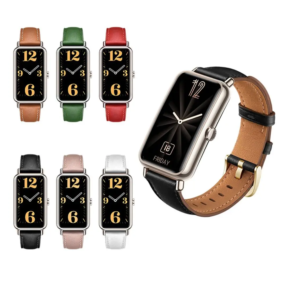 

Мягкий кожаный ремешок для наручных часов Huawei Watch Fit Mini
