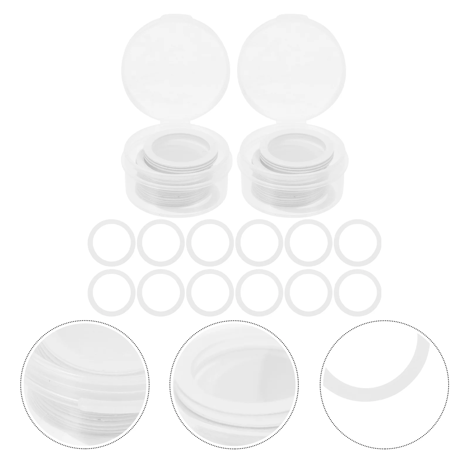 60 Pcs Kazoo Musical Instruments Flute Supplies Diaphragms Kids Film Accessories Membrane Replacement Child