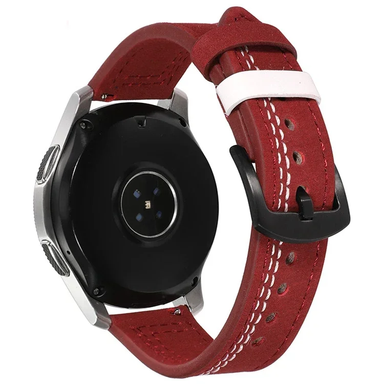 Elegant Leather Watch Band - Premium Sport Bracelet Strap, 20mm/22mm Adjustable Size