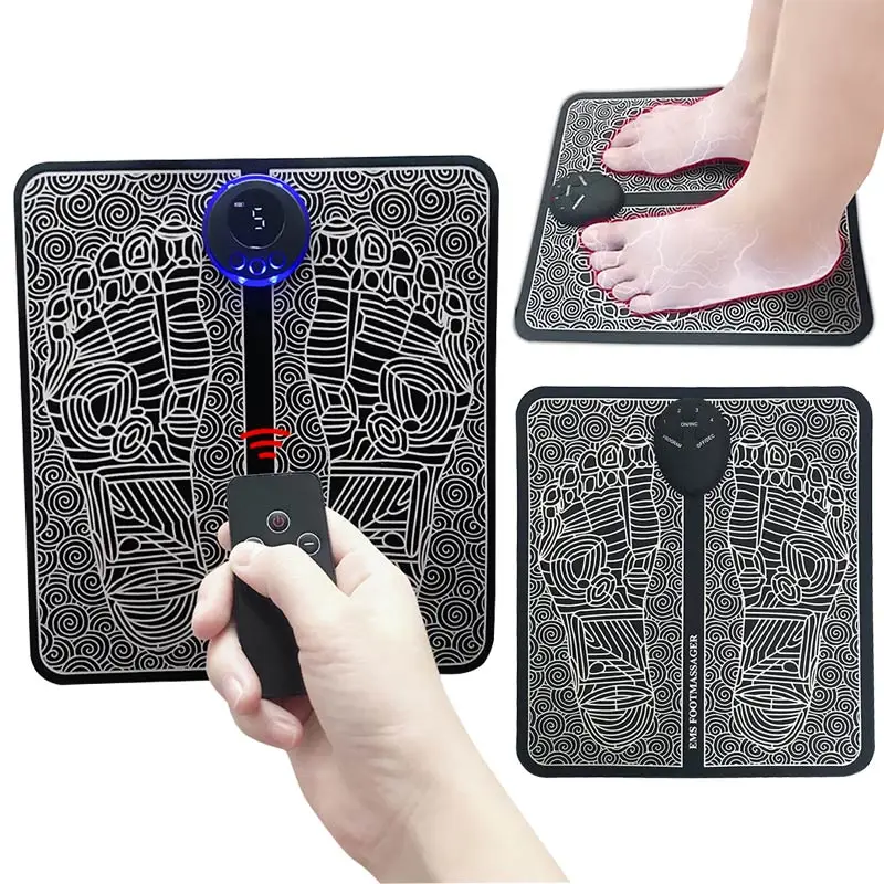EMSFootMatMassagerMachineMuscleStimulateMassagePadCushion