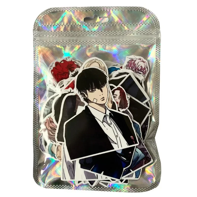 Manga Wind Breaker Adesivo Jay Shelly Coreano Manwha Adesivos Material Escolar Papelaria Criança Bonito Laptop Ipad Decoração Caixa do Telefone - Imagem 5