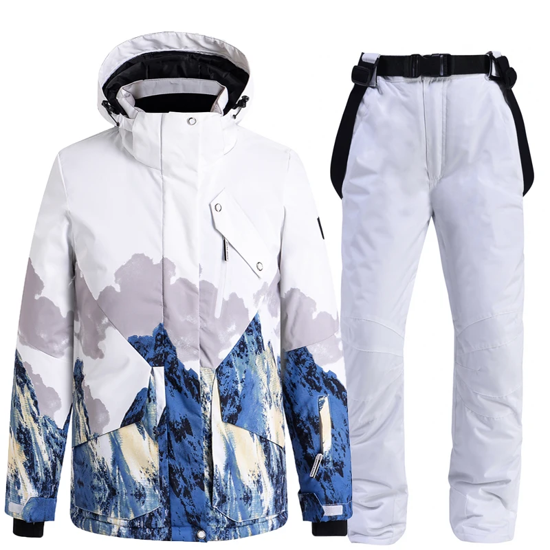 Ski Wear Men and Women Snow Wear Suit Sets, Snowboarding Suit, Perfect Moment Ski Clothes, Ski Jacket and Pant, Snowboarding Suit, Unsex