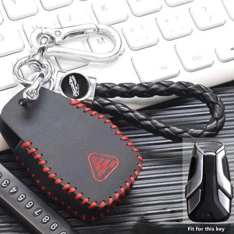 Leather Key Case for VOGE SR4MAX SR4 MAX 350 DS900X SFIDA SR125 SR 125 Motorcycle Remote Cover Keychain Holder Fob Accessories key case cover key case keychain holder