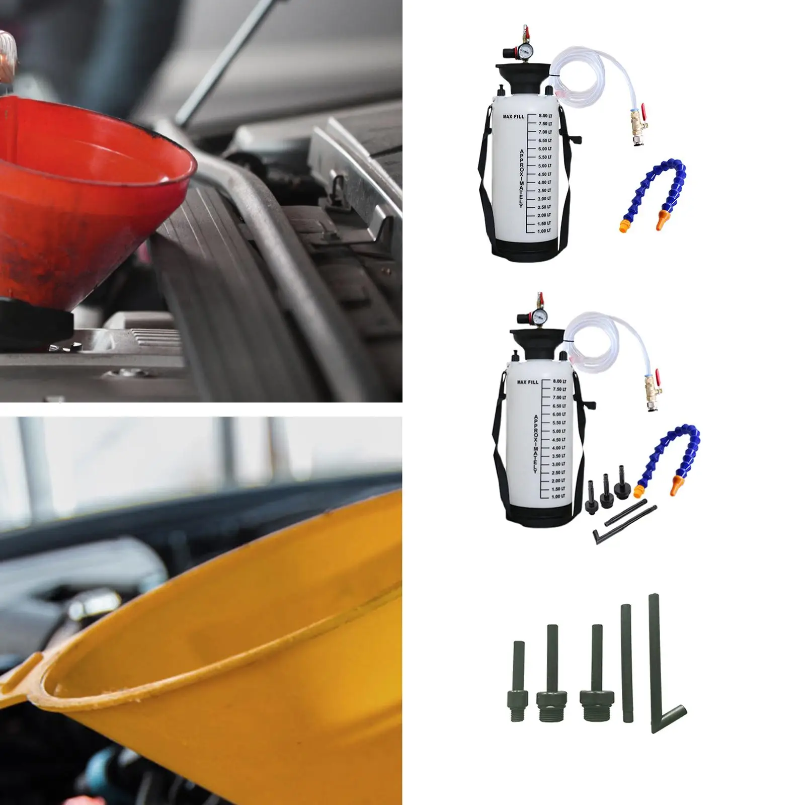 5L 8L Pneumatic Transmission Fluid Pump Quick and Efficient Pneumatic Pneumatic Fluid Extractor Oil Extractor Atf Refill System 3