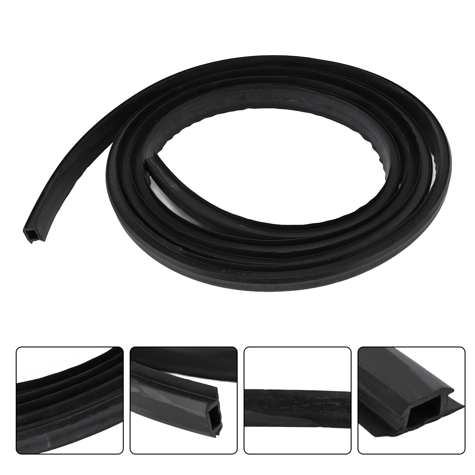 L 트랙 레일 커버 필러 프레스 인 스트립 2m 고무 보호대, 오토바이, ATV, 핸드 카트의 쉬운 이동을 위한 안전한 고정 기능