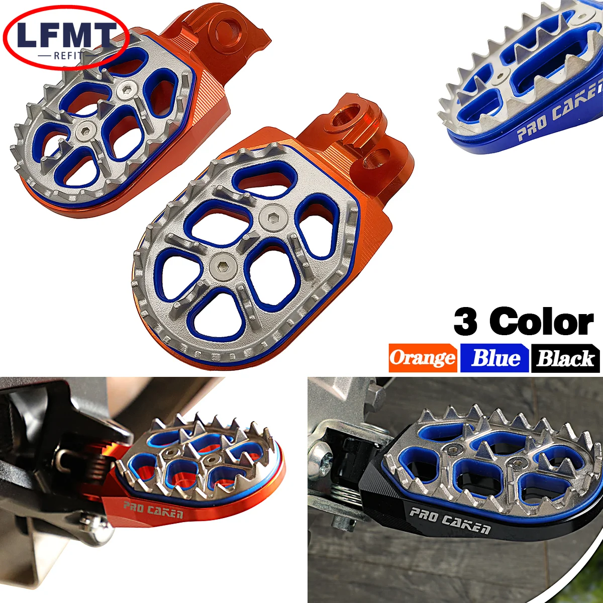 

Motocross Foot Rest Pegs Footrest Footpeg For KTM EXC EXC-F SX SX-F 85 125 150 200 250 300 350 450 500 Dirt Pit Bike 2006-2018