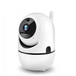 Smart Home 1620P HD Security Camera with Auto - Tracking & Night Vision - White