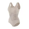 nouveau Body Shapewear avec ceinture à glissière femmes ventre contrôle Fajas corps Shaper taille formateur minceur Cincher hauts Corset