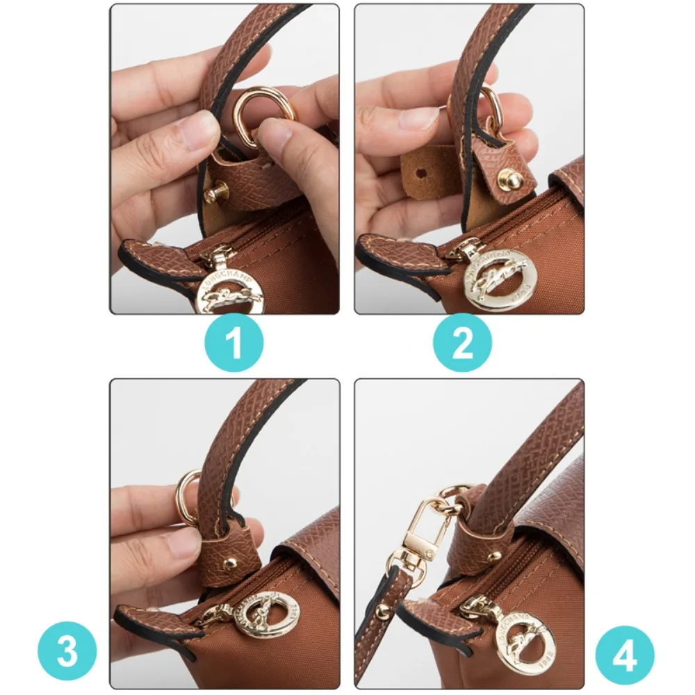 3Pcs Anti-Wear Bag Strap Buckle For Longchamp Buckle Punch-free Replacement Bag Shoulder Strap Buckle Modification Bag