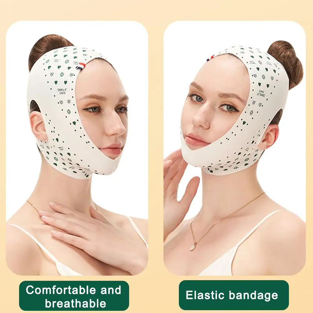 

1pcs V-face Sleep Mask Lifts Tightens Lightens Fine Double Beauty Shaping External Chin Tool Lines Removes Facial S4O7