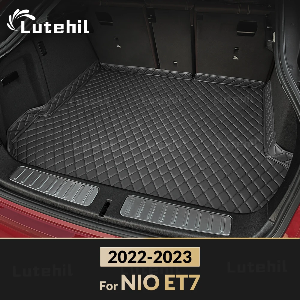 

Lutehil Car Trunk Mat For NIO ET7 2022 2023 Custom Car Accessories Auto Interior Decoration