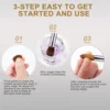 Shine Chance Acrylic Nail Brush, 100% Real Kolinsky Art Nail Brush for Acrylic Powder Application, Handmade Women Manicure Nail 3