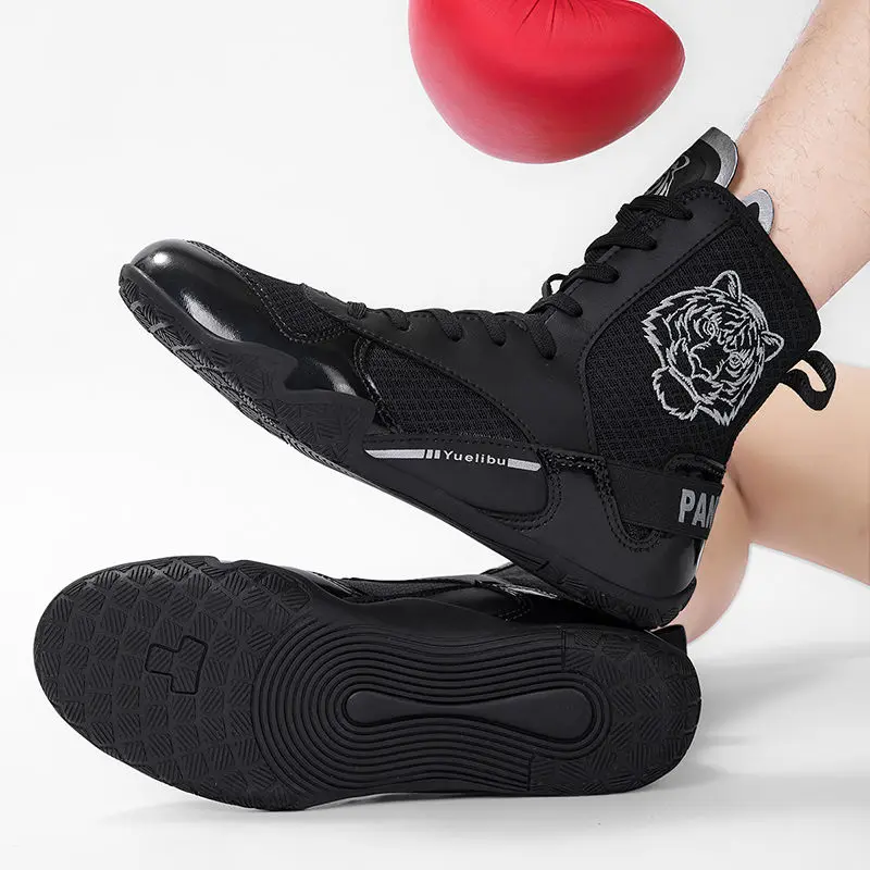 Hot Sale Wrestling Shoes Unisex Indoor Large Size Boxing Boots Men's Women's Quality Boxing Fighting Boots