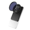 6.1 In Magnetic Phone Filter Mount Holder with 67mm CPL+ ND2-400 + 1/2 Black Diffusion Filters for iPhone 15 Pro /15/ 14 Pro/ 14 6