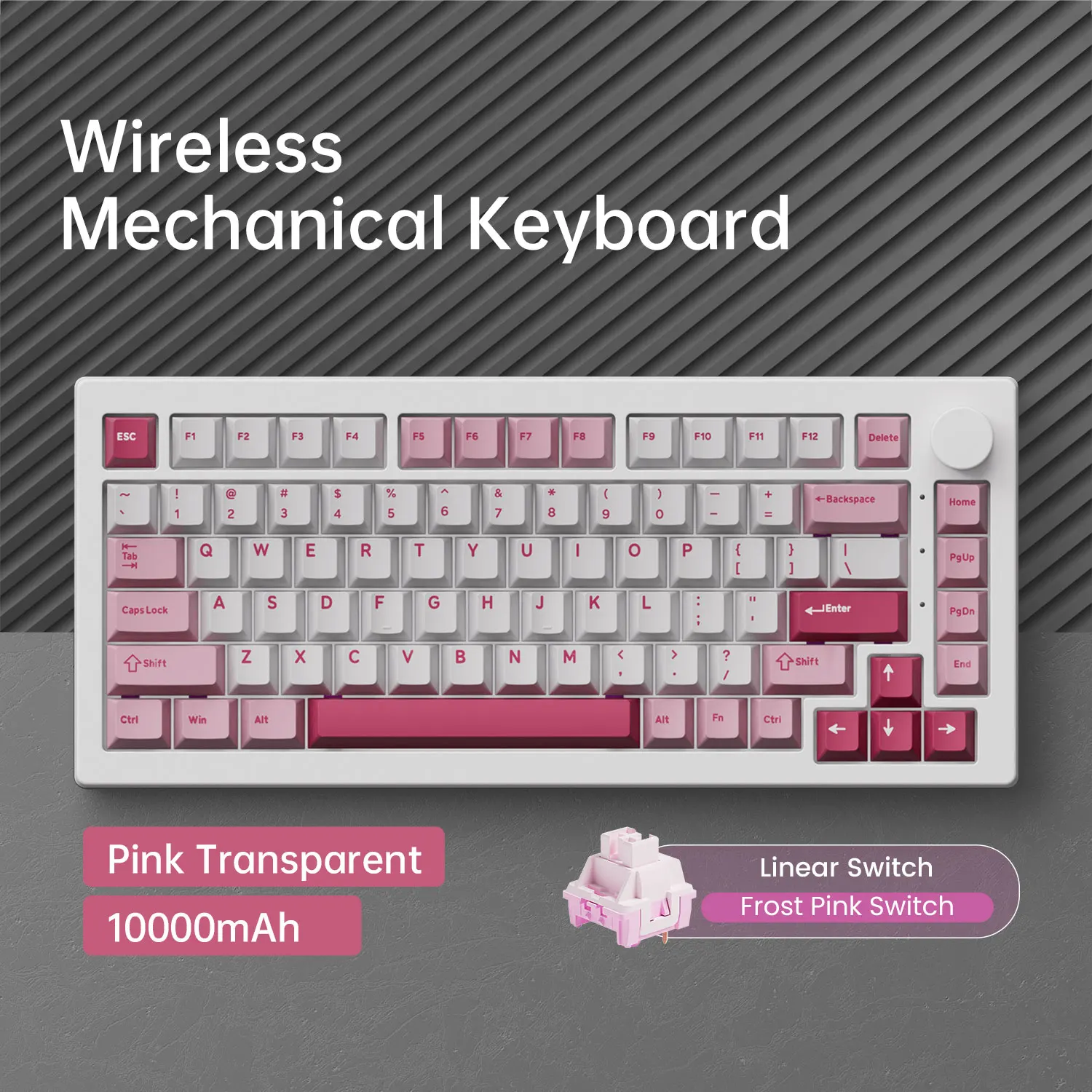 Akko 5075 V3 75% Mechanical Keyboard 8000/10000mAh 2.4GHz Wireless/ Wired thumbnail 11
