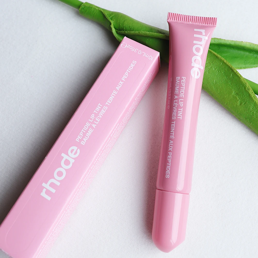 Brand NEW Rhode Fashion Color Lipstick Vanilla Portable Lip Gloss Holder Hot INS Lipstick Salted Caramel Lip Protect Glossy Oil 6