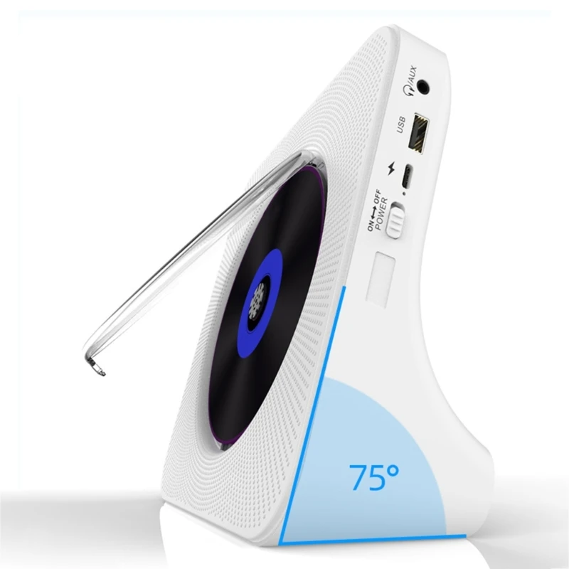 Y1AE Portable CDs Player Compatible Rechargeable 4000mAh HiFi Speaker Remote