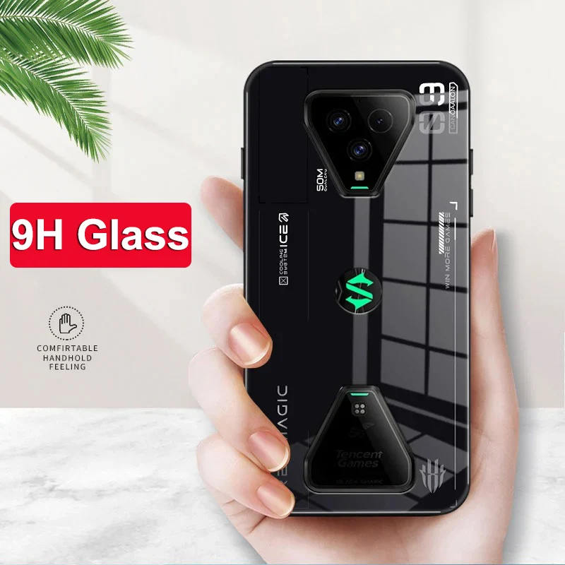 Premium 9H Tempered Glass Phone Case - Durable Hard Shell Back Cover