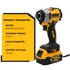 DeWalt Brushless 20V Lithium Electric Screwdriver Electric Drill Woodworking Screwdriver Impact Drill Adjustable Speed Dcf850 6