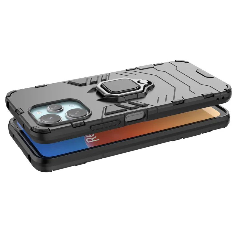 Suitable for Xiaomi Poco M6 Pro phone case Poco M6 Pro 5G cover ring bracket bumper protection phone case Poco M6 Pro X5 M5S X4 F4 GT Fund_voghion.com