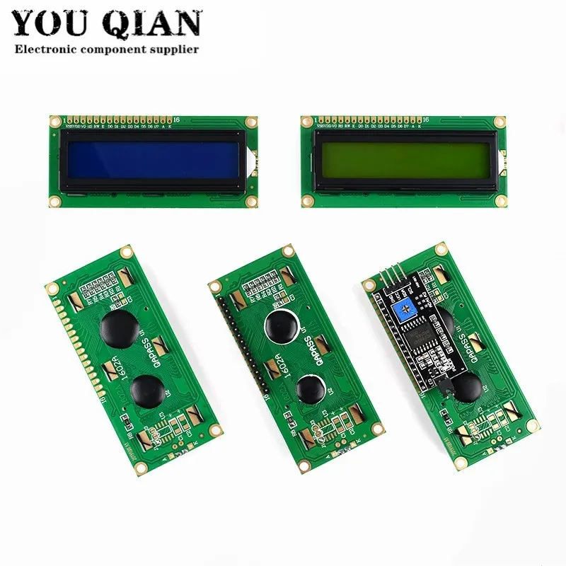 

10PCS LCD1602 LCD module Blue screen IIC/I2C 1602 for arduino 1602 5V LCD UNO r3 mega2560 Green screen