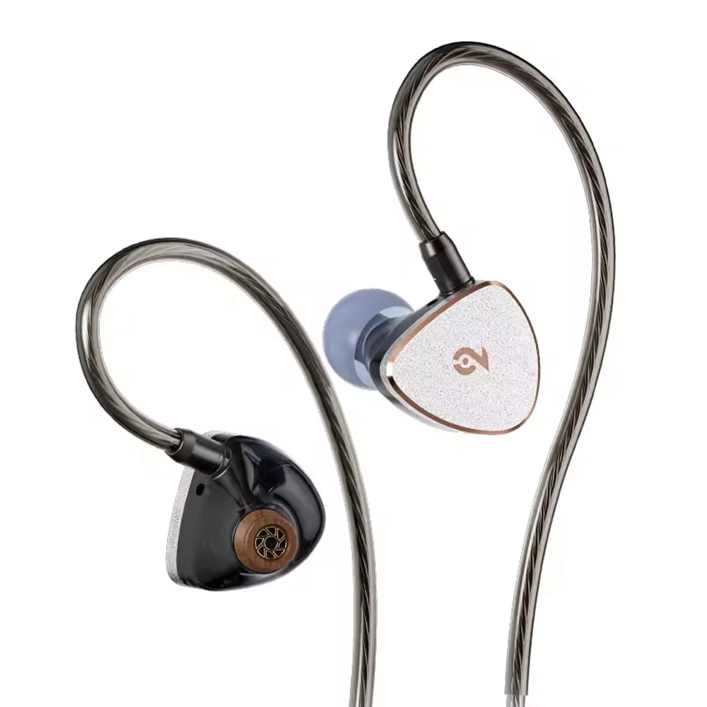 SonicMemory SW500H 1DD+4BA Hybrid Wired in-ear Earphone  Gaming Headset Interchangeable wire design 0.78mm 2pin 3.5mm plug 3