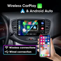 Srnubi Carplay autoradio pour Hyundai i10 2007 2008 2009 2010-2013 lecteur multimédia Android Auto Navigation GPS 2 Din stéréo DVD 3