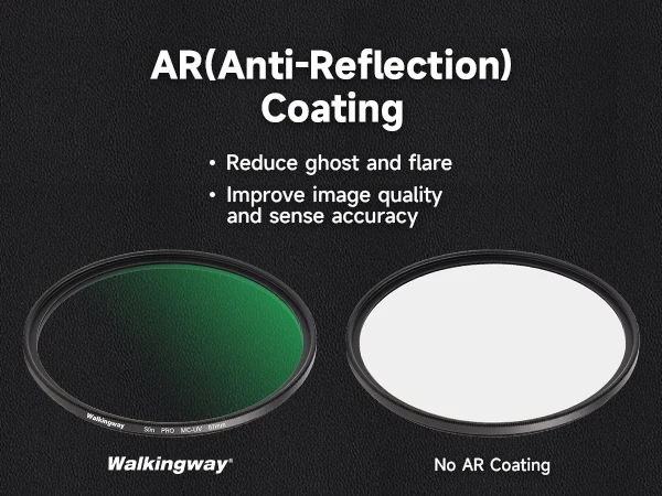 Description Picture 3 of itemWalking Way Filter 58mm 77mm 82mm 46mm MCUV Lens Filter UNC UV Ultra Slim with Multi Coated Protection 52mm 67mm for Camera