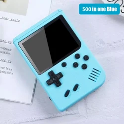 Retro Handheld Console with 500+ Classic Arcade Games (Blue - 1)