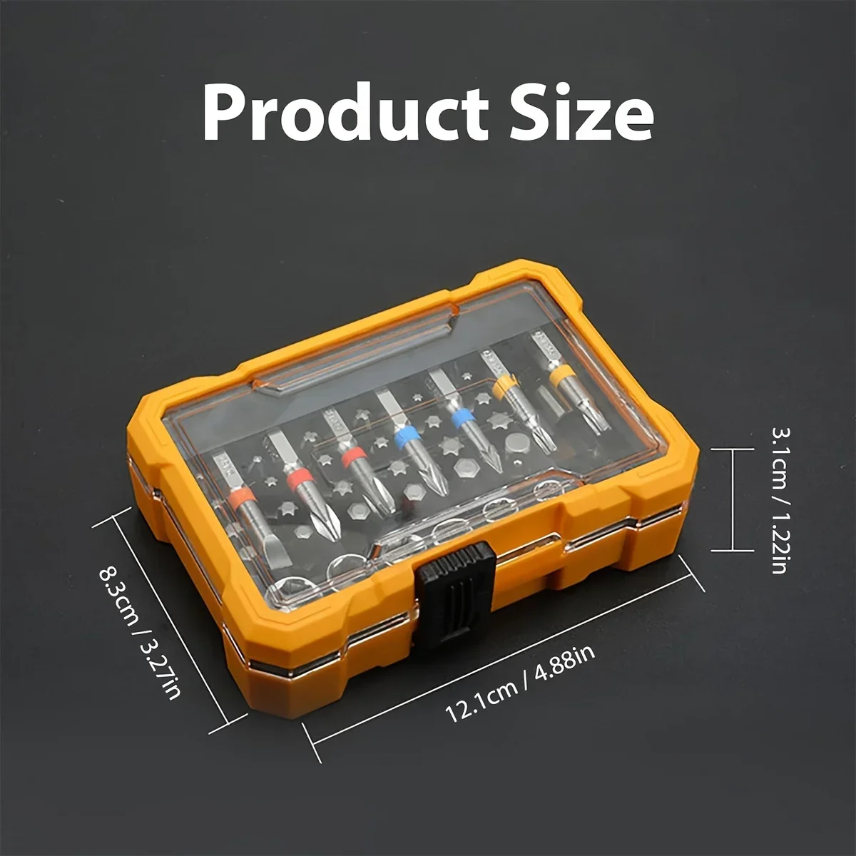 50 in 1 Screwdriver Bit Set Magnetic Hex Torx Bits with Torage Case Electric Screwdriver Socket Adapter for Home Repair Tool