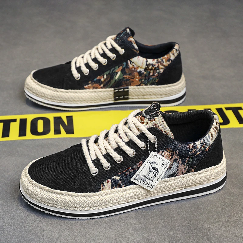 

Breathable Mens Casual Shoes Outdoor Mens Canvas Shoes Trendy Male Vulcanized Shoes 2023 New Comfortable Zapatillas De Hombre
