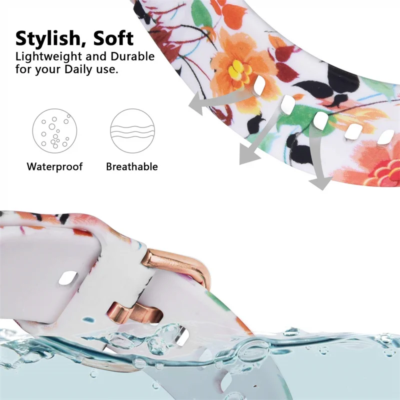 Women's Printed Band for Smartwatches - Elegant Design Bracelet