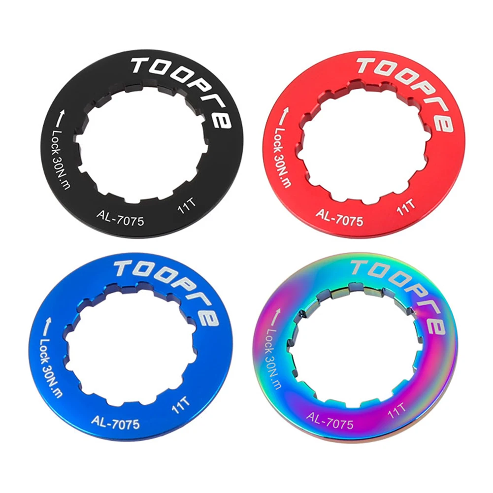 11T Cassette Flywheel Lock Cover bicycle cassette bicycle sprocket gear bicycle parts bike sprocket bike freewheel Aluminum MTB Bike Freewheel Locks Rings Outdoor Riding Hiking Supplies