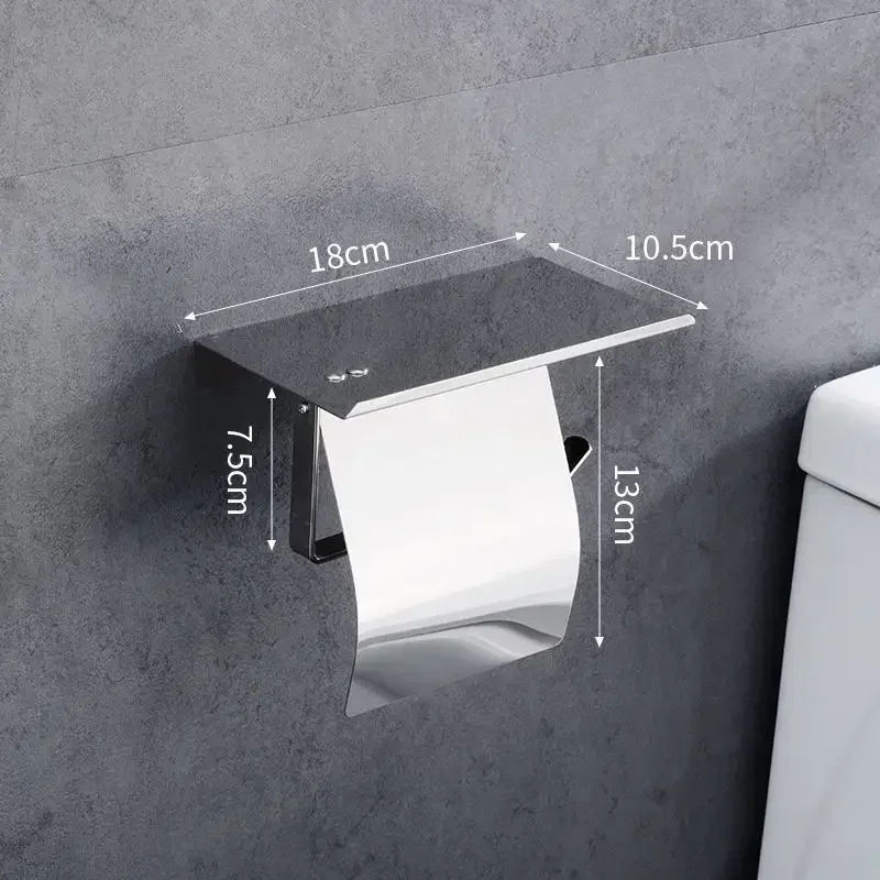 Bathroom tissue holder 304 stainless steel for rust, toilet tissue box