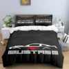Mustang Car Logo Print Bedding Sets Exquisite Bed Supplies Set Duvet Cover Bed Comforter Set Bedding Set Luxury Birthday Gift 3