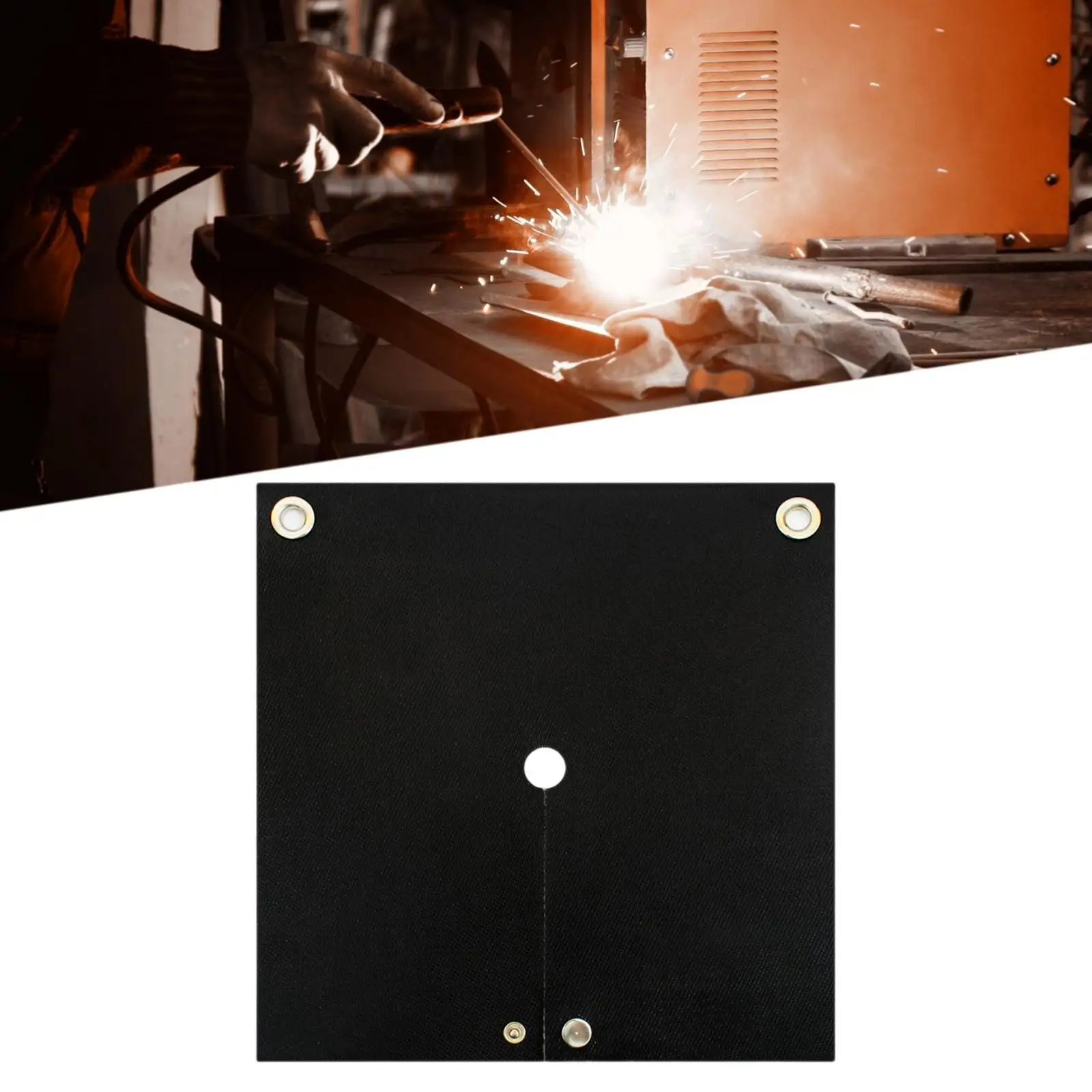 Welding Blanket Fiberglass Fabric Fireproof Soldering Flame Protector Fire Retardant Blanket for Industrial Copper Pipe Welding 2