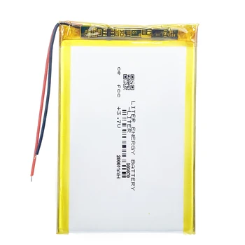 Migliore Marca di Batterie: Batteria ai Polimeri di Litio 3.7V 505070 055070 per Trasmettitore Wireless 2000mAh 505068 EBook