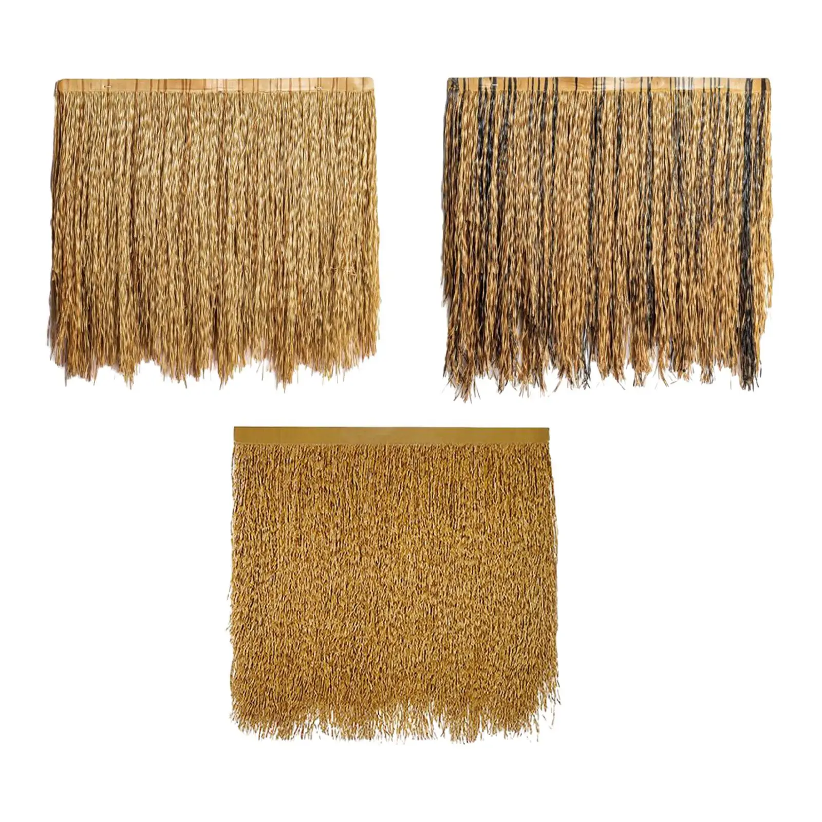 Straw Roof Thatch Synthetic Thatch Grass Roof for Beach Outdoor Garden